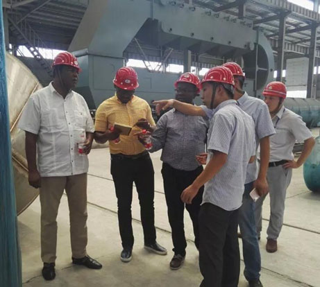 African customers visit our company