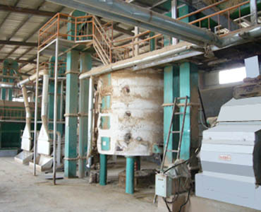 Cottonseed oil processing plant