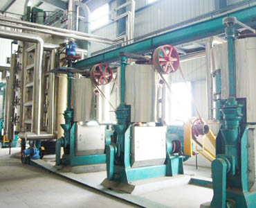 Sunflower oil processing plant