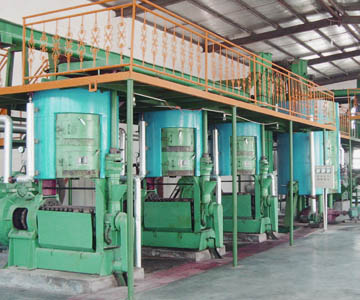 Canola oil pressing plant