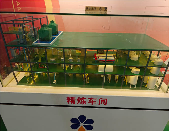 edible oil refining plant model